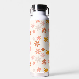 Boho Blume Retro Sommerblumenmuster Trinkflasche