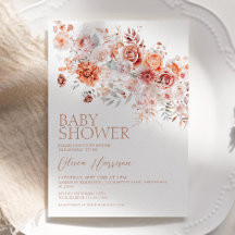 Boho-Blumen-Baby-Shower-Einladung