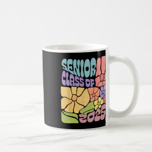 Boho-Blumen Cl Of 2025 Senior 2025 Abschluss 25 Zu Kaffeetasse