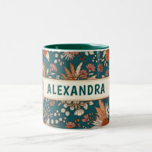 Boho-Blumen Elegant Erdig Benutzername Geschenk