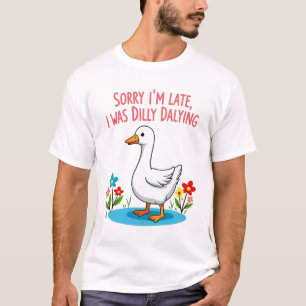 Boho-Blumen-Entschuldigung Ich bin spät dran Ich h T-Shirt