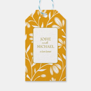 Boho-Blumen-Geschenkanhänger Geschenkanhänger