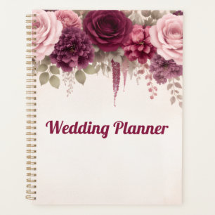 Boho-Blumen Hochzeit elegant  Planer