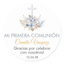 Boho Blumen in der ersten heiligen Kommune Spanien