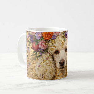 Boho-Blumen-Pudel Kaffeetasse