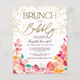 Boho Blumenbrunch Brautparty Budget