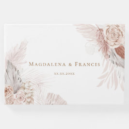 Boho Blumendesign Hochzeitsgast-Buch Gästebuch