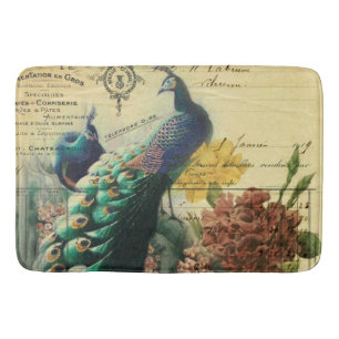 boho blumenfranzösisches Land moderner Vintager Pf Badematte