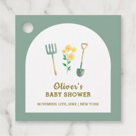 Boho Blumengartendusche Geschenkanhänger