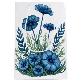 Boho-Blumengeschenktasche für alltägliche Anlässe Mittlere Geschenktüte