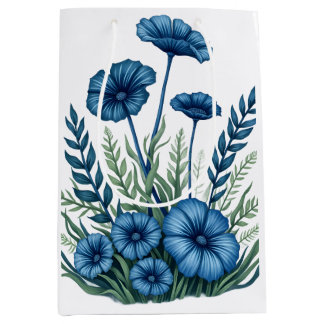 Boho-Blumengeschenktasche für alltägliche Anlässe Mittlere Geschenktüte