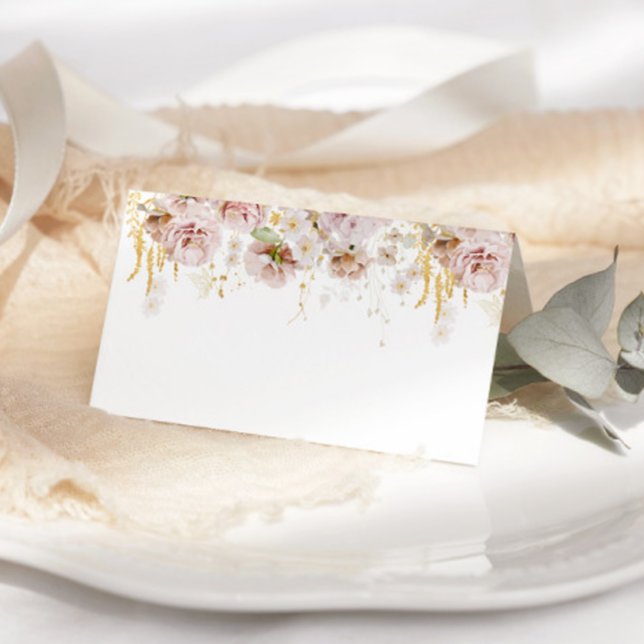 Boho Blumenhochzeit Platzkarten (Von Creator hochgeladen)