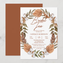 Boho Blumenkohlentrockner Bridal Tea Dusche