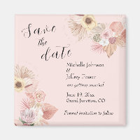 Boho-Blumenkranz-Rosen-Save-the-Date-Magnet