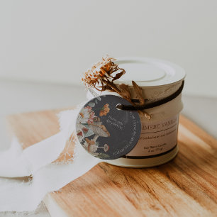 Boho-Blumenpilz-Botanik   Babyparty  Geschenkanhänger