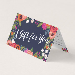 Boho-Blumenrahmen - Geschenkgutschein