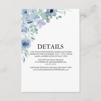 Boho Blush Florale Hochzeitseinladung Begleitkarte