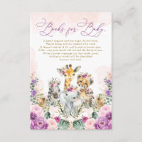 Boho Blush Lila Jungle Safari Bücher für Baby
