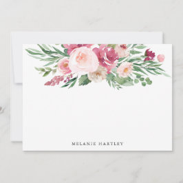 Boho Blush & Pink Frühling Aquarellblume