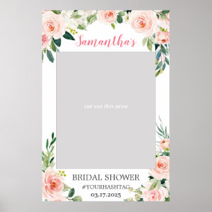Boho blush rosa ätherisches Foto Poster