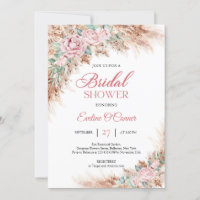 Boho Blush Rose Blumengras