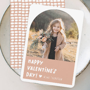 Boho-Bogen-Foto Valentinstag Feiertagskarte