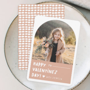 Boho-Bogen-Kinder-Foto-Klassenzimmer Valentinstag Mitteilungskarte