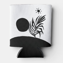 boho bohemian floral sun moon dosenkühler