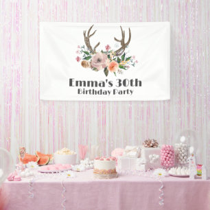 Boho, bohemianischer Hirsch, Ameisenhirsche Banner