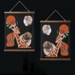 Boho Bohemisch Animal Modern Art Giraffe Deco Wandteppich Mit Holzrahmen<br><div class="desc">Bohemischer Stil,  moderne Boho-Kunst mit Giraffe und abstrakter Kunst,  mit Holztäfelung,  mit Erdtönen und Giraffe auf einer Palette von Boho-Farben & Hintergrund. Die Farben der Boho-Palette sind dunkelmattenbraun,  weich grün,  biege,  schwarz und erdfarben. Herrliche Tapisserie in Bohemischen Wohngestaltungen,  um die Wände für jeden Anlass zu erhellen.</div>