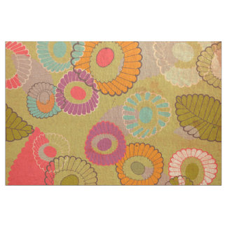 Boho Bohemische Retro bunte BlumenBlumen Stoff