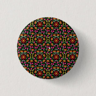 Boho Bold Floral Trivet Button