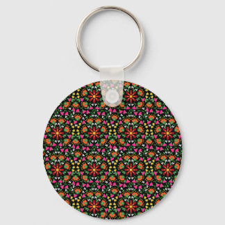 Boho Bold Floral Trivet Schlüsselanhänger