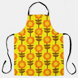 Boho Botanica All-Over Druck Schürze