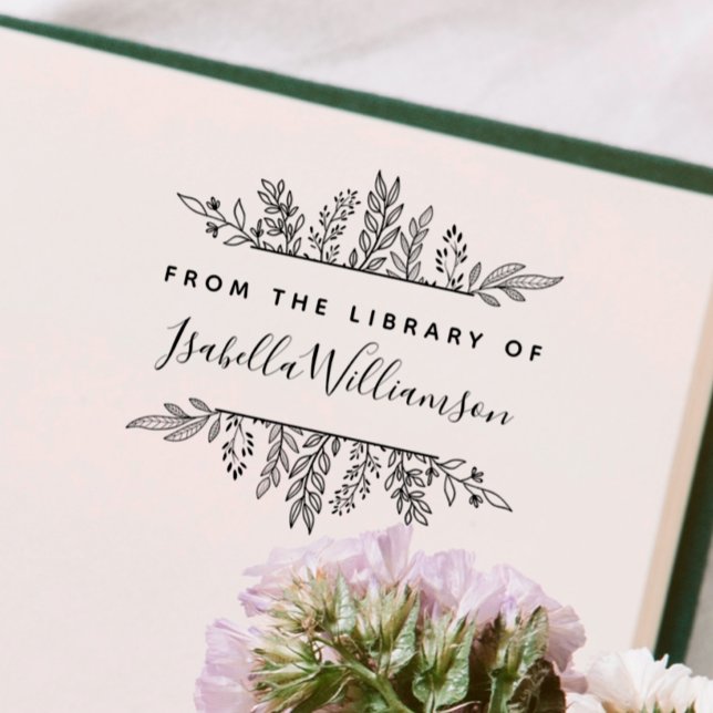 Boho Botanical aus der Bibliothek des Buchzeichens Gummistempel (Von Creator hochgeladen)