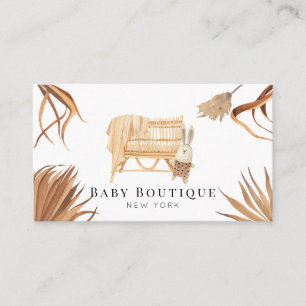 Boho Botanical Crib Baby Boutique Social Media Bu Visitenkarte