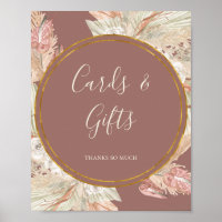 Boho Botanical | Dusty-Rose-Karten und Geschenke-Z