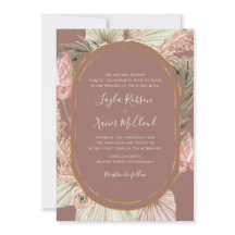 Boho Botanical | Dusty Rose Traditionelle Hochzeit