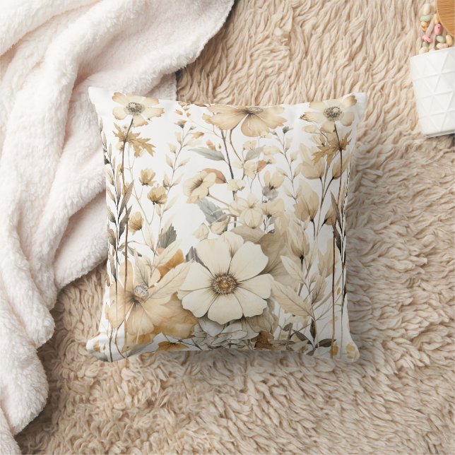 Boho Botanical Pillow Kissen (Decke)