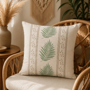Boho Botanical Quadratische Modekissen Kissen
