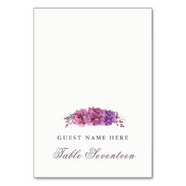 Boho Botanicals Escort Cards Tischnummer