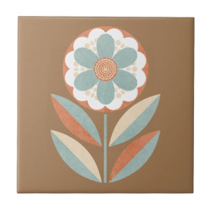 Boho-Botanik-Keramikfliese Fliese