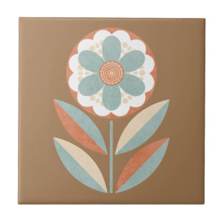 Boho Botanische Keramik Tile Fliese