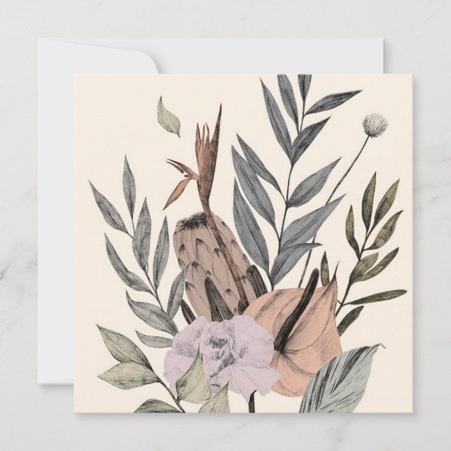 Boho Botanischer Garten - Illustration (Vorderseite)