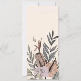 Boho Botanischer Garten - Illustration Einladung