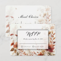 Boho Braun mit Schmetterlingen Florale Hochzeit