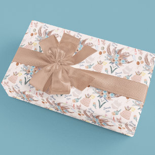 Boho-Brautjungfer-Party-Muster Geschenkpapier