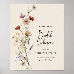 Boho-Brautparty-Plakat Poster