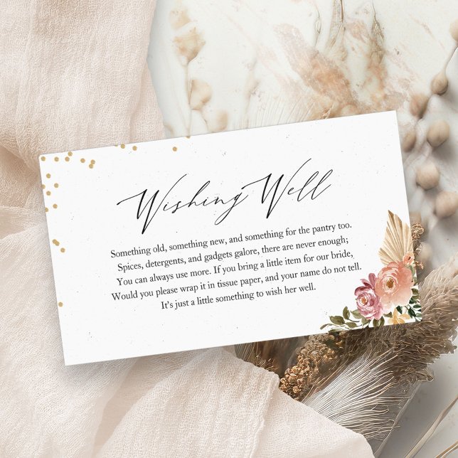 Boho Brautparty will gut einsetzen Begleitkarte (Von Creator hochgeladen)