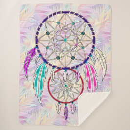 Boho Breeze Sherpa Blanket Sherpadecke